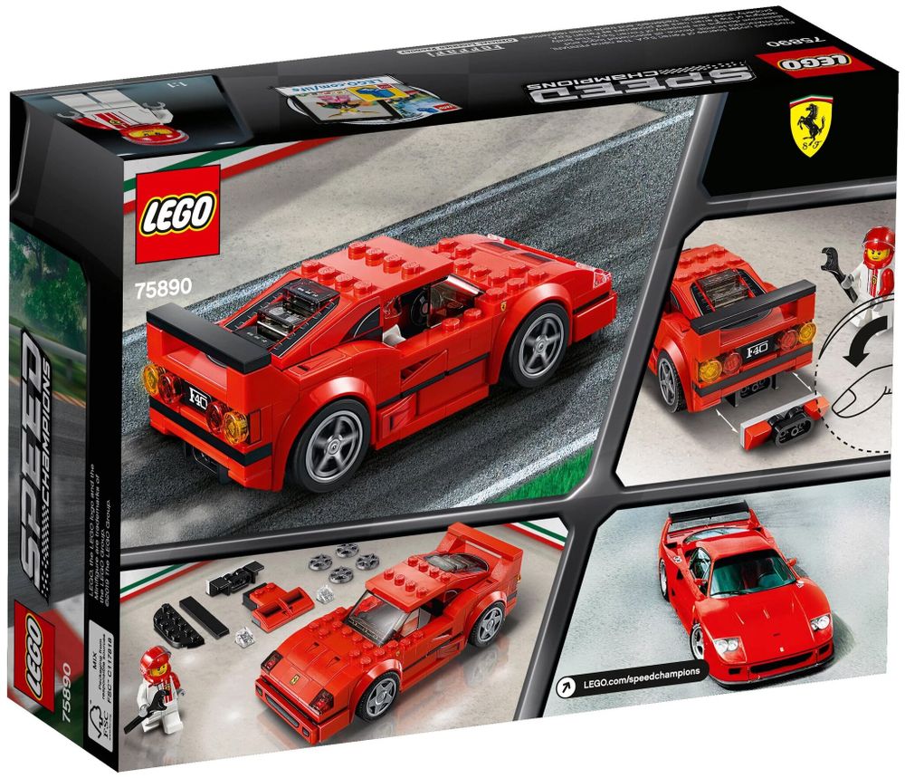 Конструктор LEGO Speed Champions 75890 Ferrari F40 Competizione