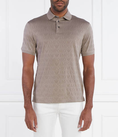 Поло Emporio Armani - бежевый(3D1FM8 1JORZ)