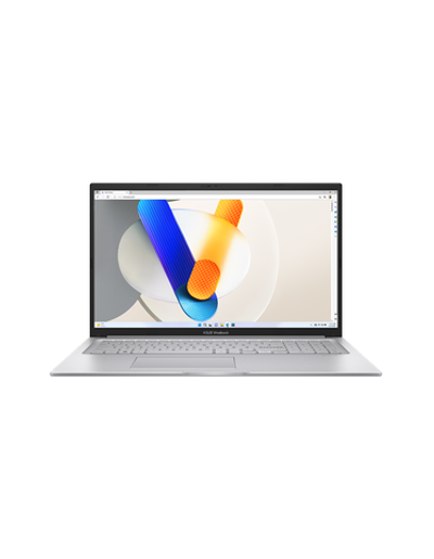 Ноутбук ASUS Vivobook 17 X1704VA-AU398 Core i7-1355U/DDR4 16GB/1TB M.2 SSD /17.3" FHD IPS (1920 x 1080)/No OS/Cool Silver/2,1Kg/RU_EN_Keyboard