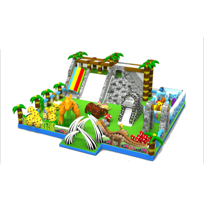 Надувной батут "Динозаврия" 10*10*5.5 м