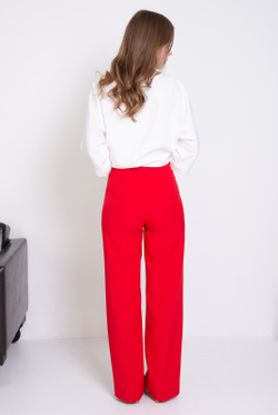 Брюки женские 02, красный #38К0202