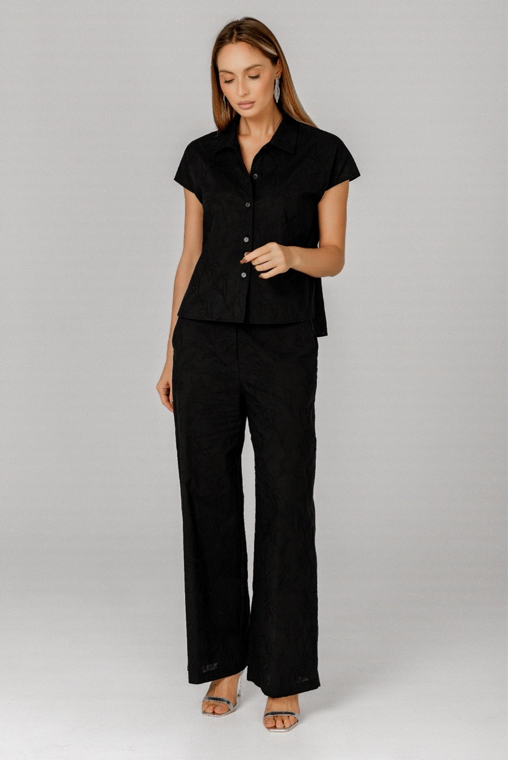 Блуза из хлопка Ришелье Тамбовчанка