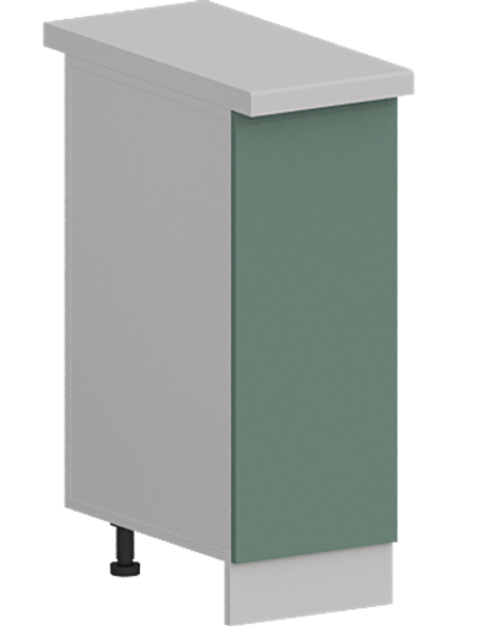 Кухня Модуль ШН 300 Белый / Матовая мята