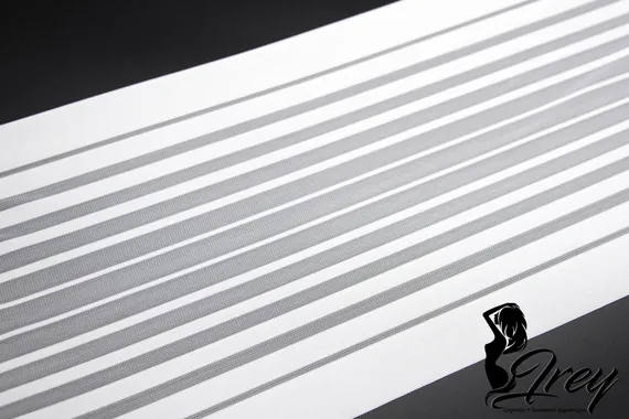 03-49 Кружево-сетка 24 см, белый 001