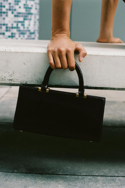 ZARA СУМКА С ТЕКСТУРОЙ, ЧЕРНЫЙ