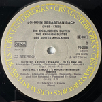Бах - Английские сюиты 2LP (Голландия 1977г.)
