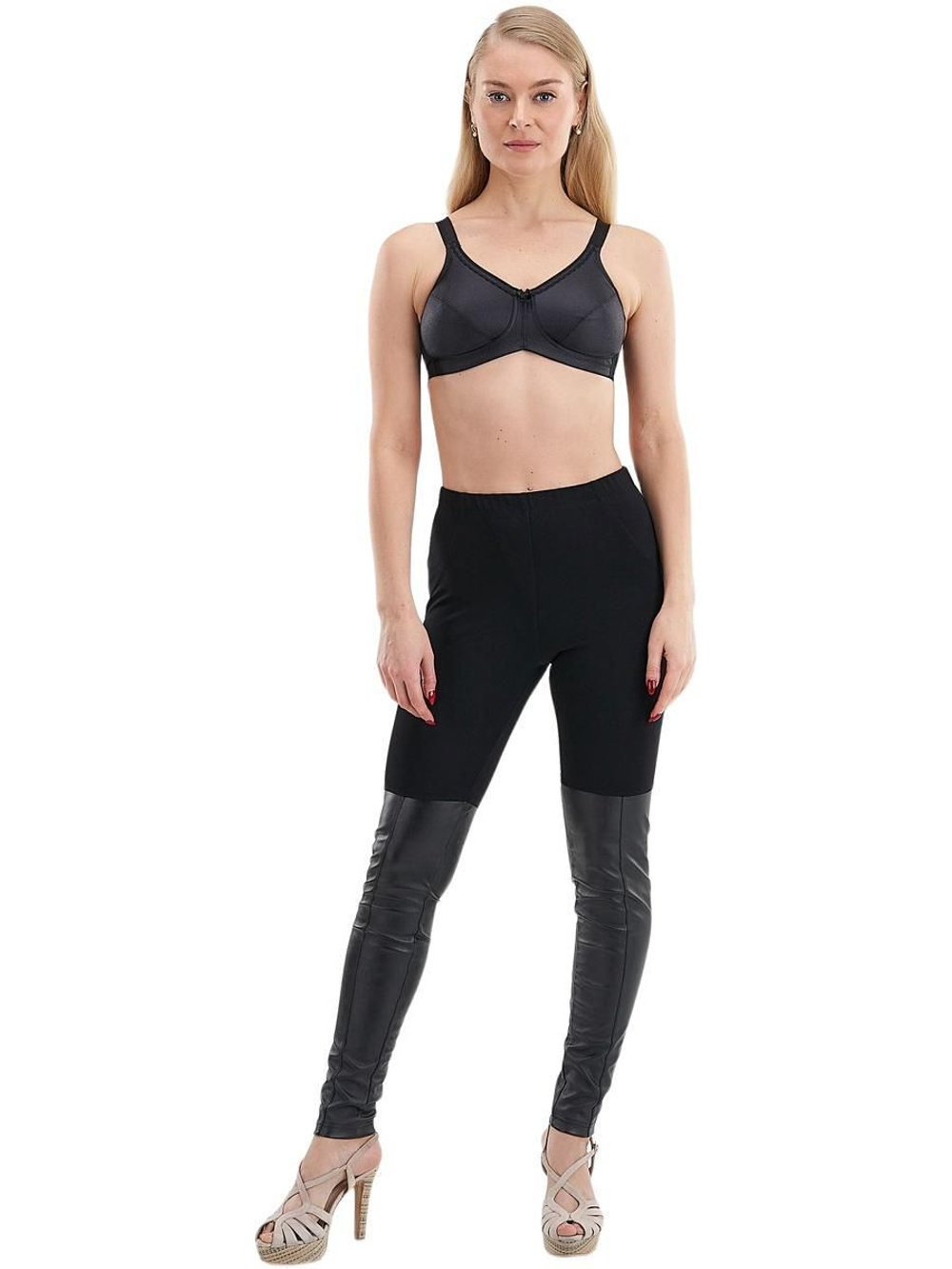 Легинсы женские Leggy Strong, размер 44-46 черный