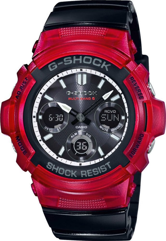 Японские наручные часы Casio G-SHOCK AWG-M100SRB-4AER