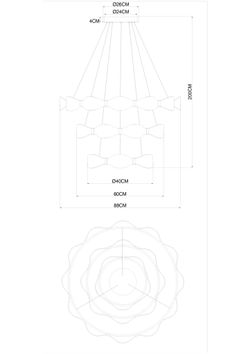 Подвесная люстра Arte lamp