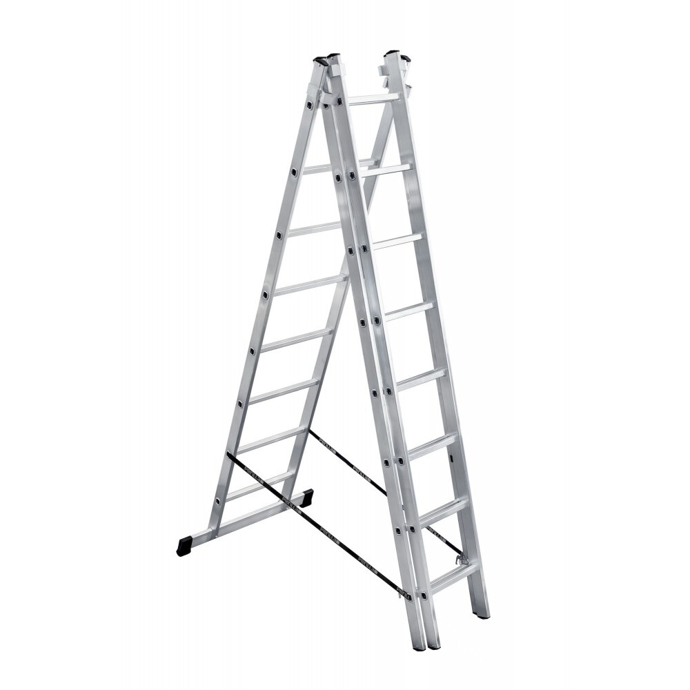 Лестница алюминиевая 3 секционная  3*8  UFUK PRO 411308