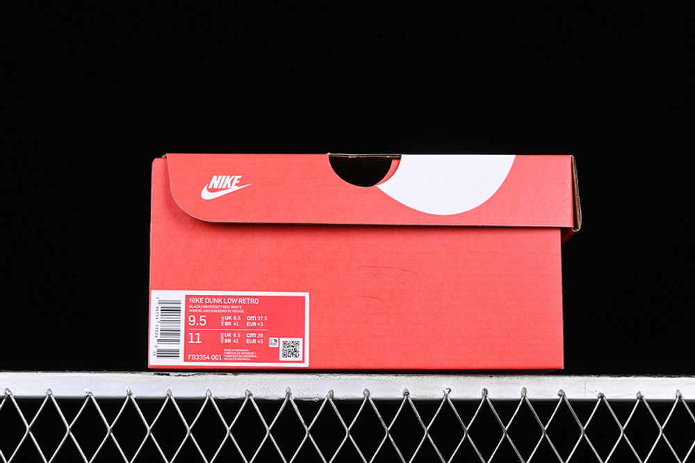 Nike Dunk Low Retro Red Swoosh Panda
