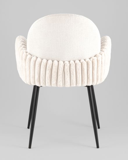 Стул обеденный Wave Stripes букле светло-серый