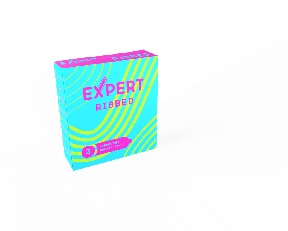 Презервативы Expert Ribbed 3 шт 9250ex