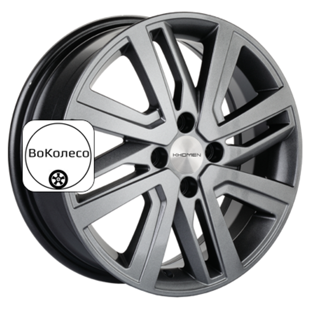 6x16/4x100 ET50 D60,1 KHW1609 (Vesta/Largus) G-Silver Khomen Wheels