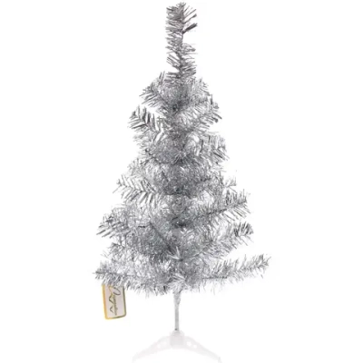Елка «Сказочное мерцание» 60 см, ПВХ (50 веток), Серебро