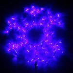 Фигура светодиодная, дюралайт, 55 см,»Снежинка», Синий (мерцание)