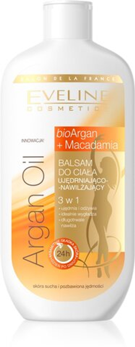 Eveline Cosmetics Argan Oil - увлажняющее и укрепляющее молочко для тела /   350  ml  / GTIN 5907609399564