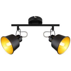 Светильник настенно-потолочный спот Rivoli Evelyn 7064-702 2 х Е14 40 Вт поворотный | Rivoli