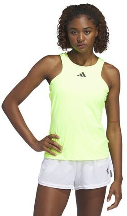 Женский топ теннисный Adidas Y Tank - желтый