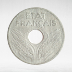 France, 10 Centimes 1943 - Vichy French State, F