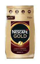 Кофе растворимый Nescafe Gold, пакет, 750 г