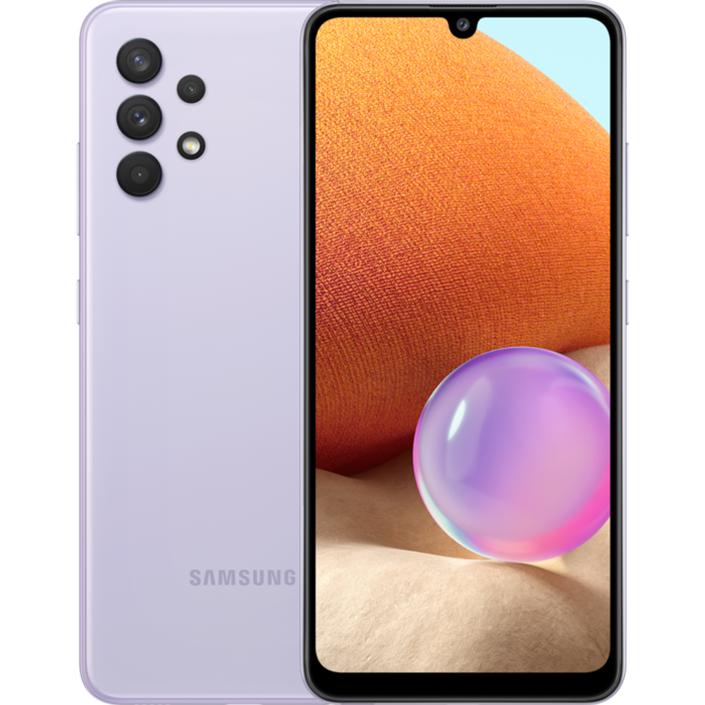 Смартфон Samsung Galaxy A32 SM-A325 128Gb фиолетовый (SM-A325FLVGSER)