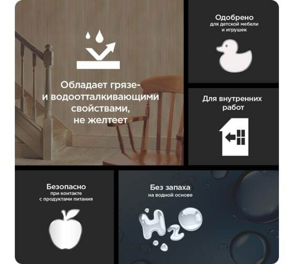 Лак для дерева на водной основе колеруемый Pinotex Lacker Aqua 10 матовый 9 л