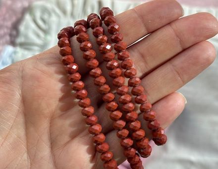 Бусины из яшмы 6,5х4,5мм, рондель (10шт)