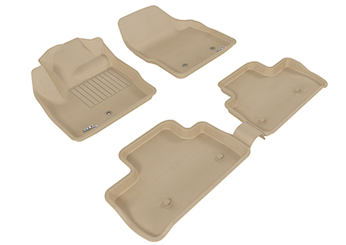 Коврики салона Sotra 3D Lux для Land Rover Freelander II 2013- бежевые. Артикул STR74-00146