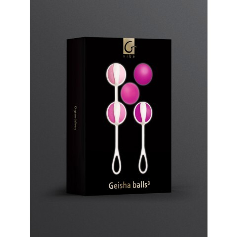 Вагинальные шарики Geisha Balls 3, 17х3 см