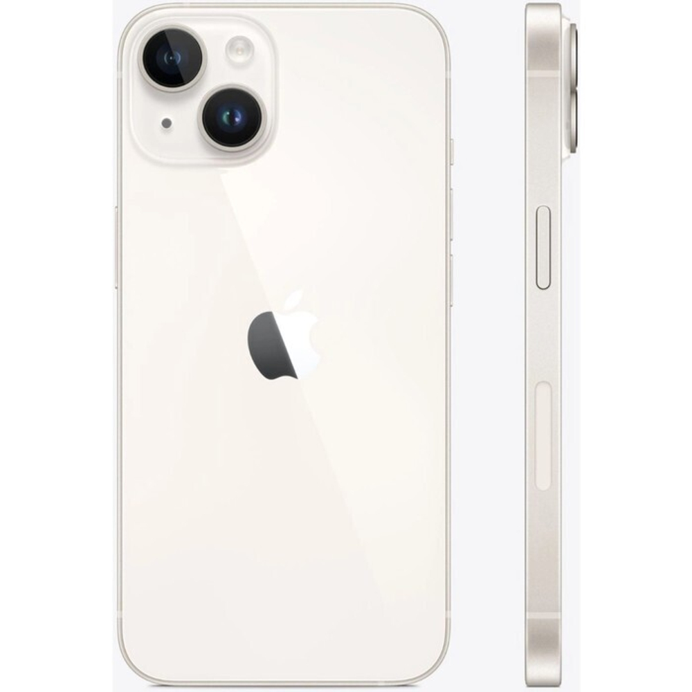 Смартфон Apple A2884 iPhone 14 256Gb 6Gb сияющая звезда моноблок 3G 4G 2Sim 6.1" 1170x2532 iOS 16 12