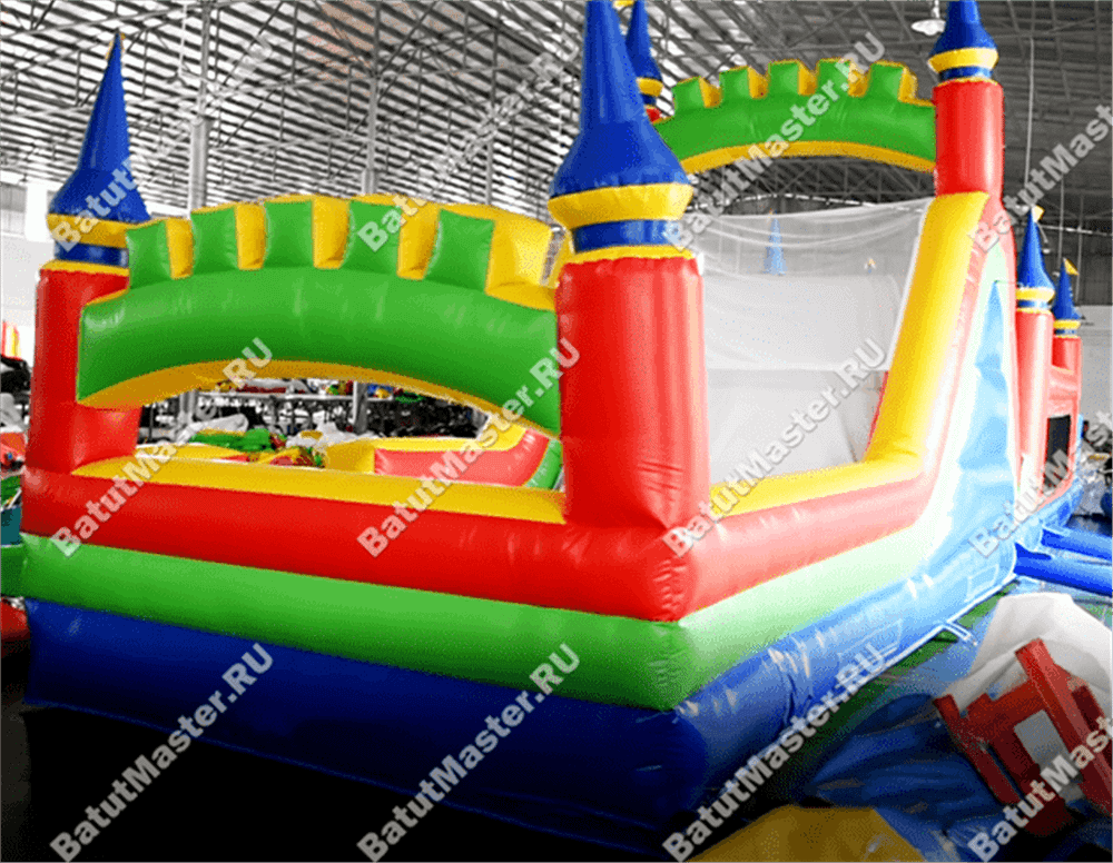 Надувная полоса препятствий "Нарвская крепость"