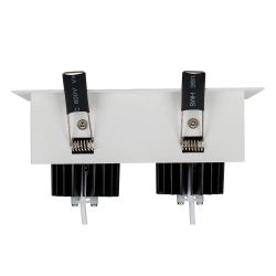 Светильник CL-KARDAN-S180x102-2x9W Day (WH-BK, 38 deg) (Arlight, IP20 Металл, 3 года) 024129