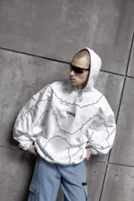 Худи VNVA Noise белое