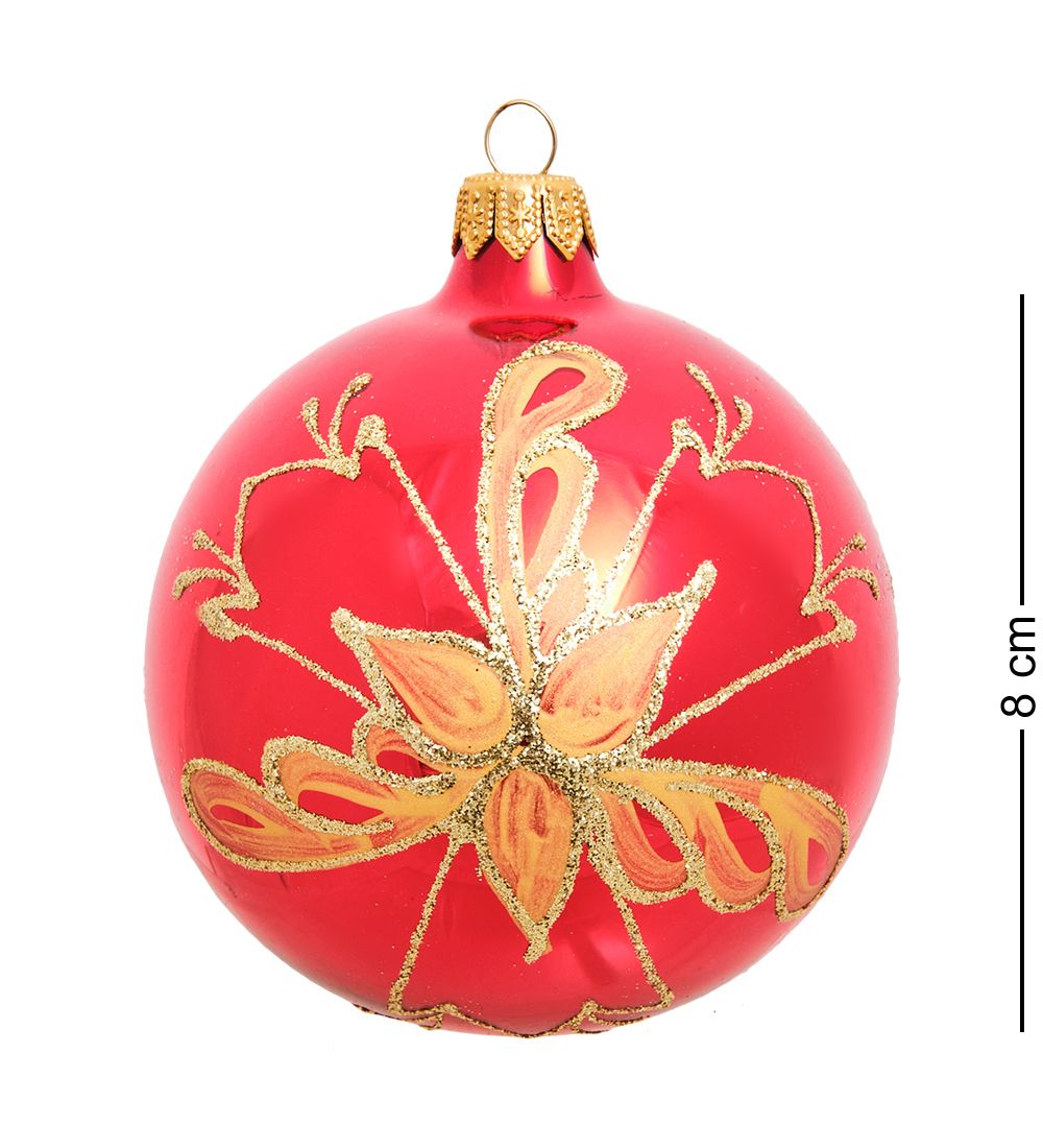 Элита НФШ-1133 Ел. украшение Шар «Бабочка» 85 мм