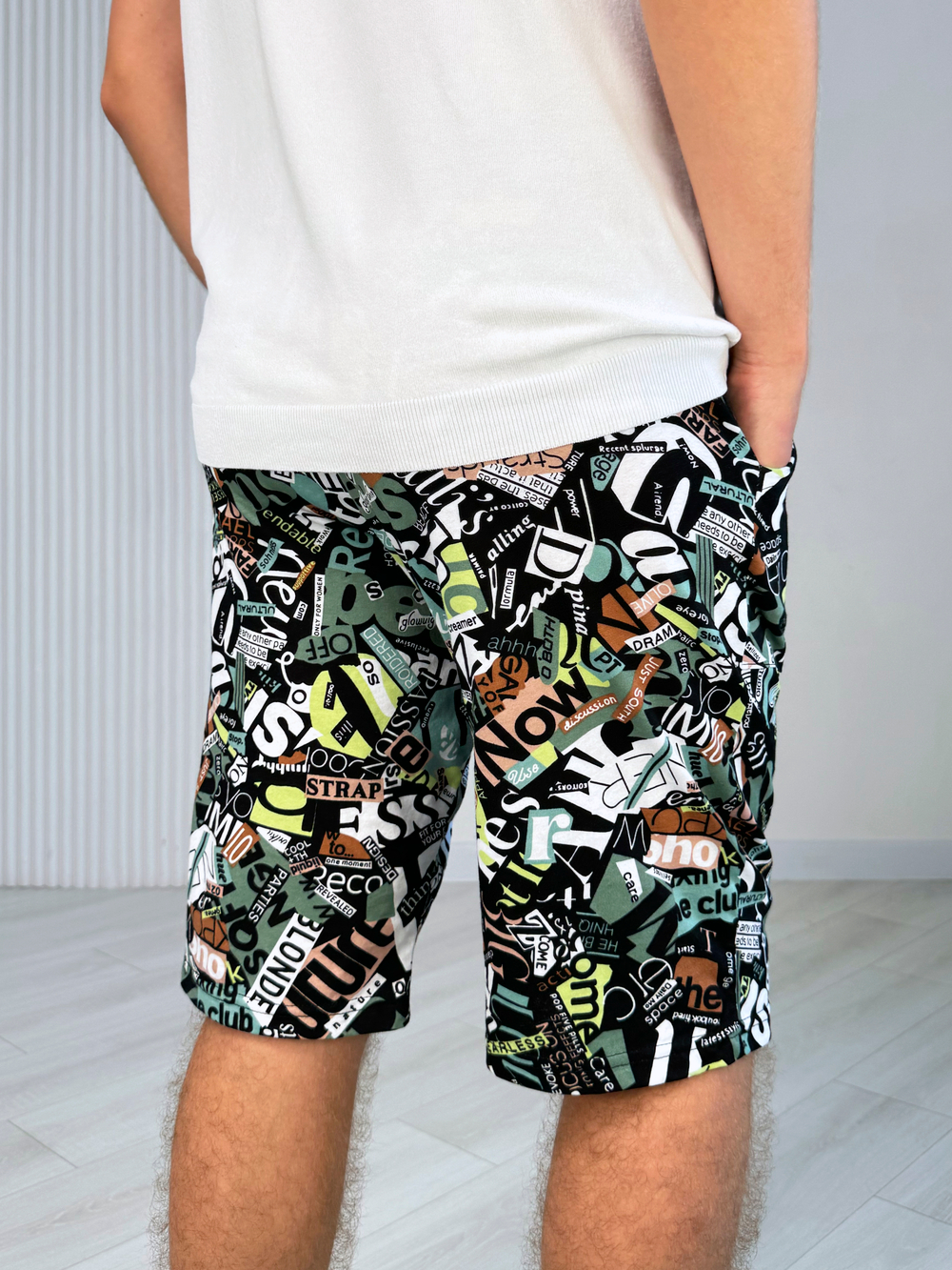 Шорты для мальчика подростковые "Буквы"