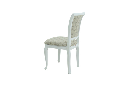 Стул Аврора Кабриоль, Белый, ткань Маркиз 99/2