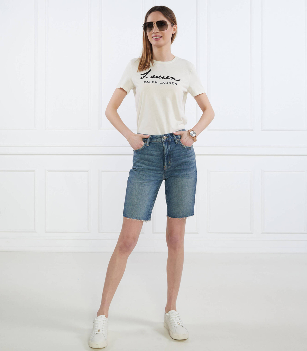 Джинсовые шорты LAUREN RALPH LAUREN - голубой(200889774)