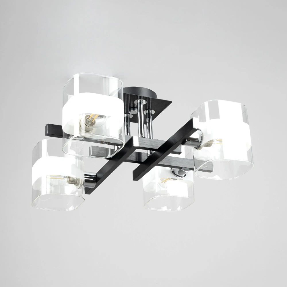 Citilux Вирта CL139242 Люстра потолочная Чёрная