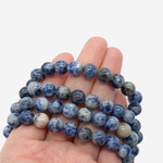 Содалит натуральный, 8,7мм, шар