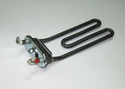 Тэн 1800W. гнутый, с отверстием под датчик, L=200 мм, l=18 мм, широкая резинка 255085