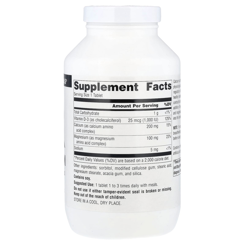Source Naturals, кальций и магний, 300 мг, 250 таблеток