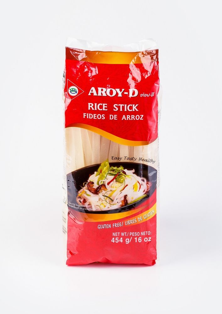 Лапша рисовая Aroy-D Rice Stick 10 мм 454 г