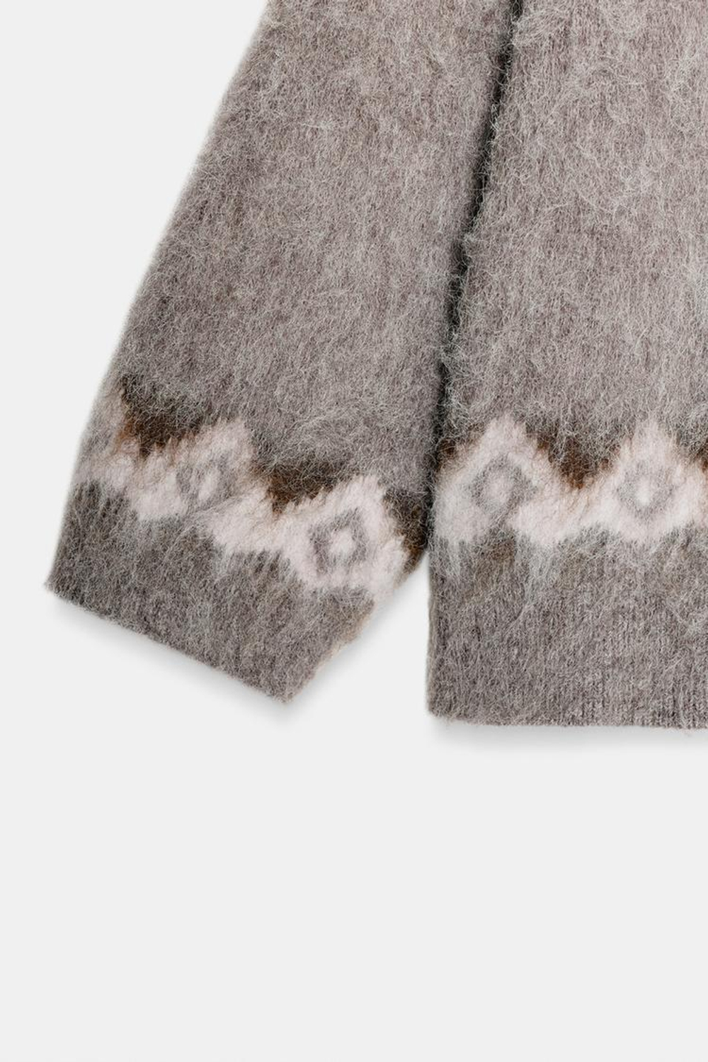 ZARА ЖАККАРДОВЫЙ КАРДИГАН С РЕЛЬЕФНЫМ УЗОРОМ, РАЗНОЦВЕТНЫЙ