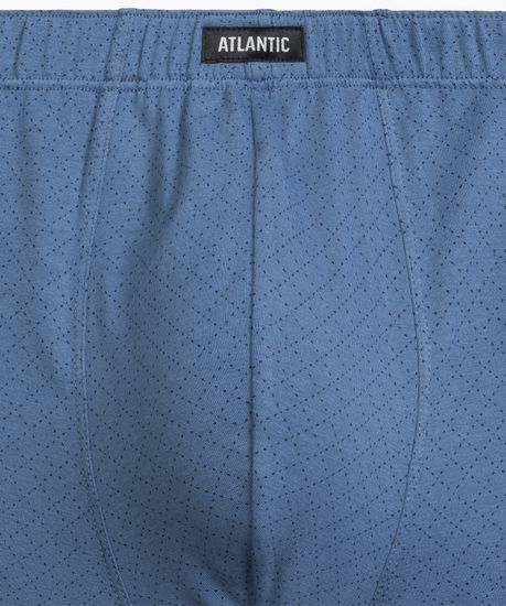 Трусы мужские боксеры (3шт), Atlantic 3MH-212, хлопок, темно-синий + голубой + деним