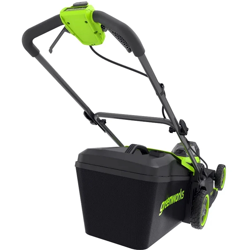 Газонокосилка аккумуляторная Greenworks GD24X2LM411 24В (2 x 4 Ач, ЗУ) нож 41 см, 2520907UD