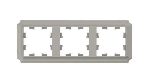 ATLASDESIGN ANTIQUE 3-постовая РАМКА, универсальная, ШАМПАНЬ