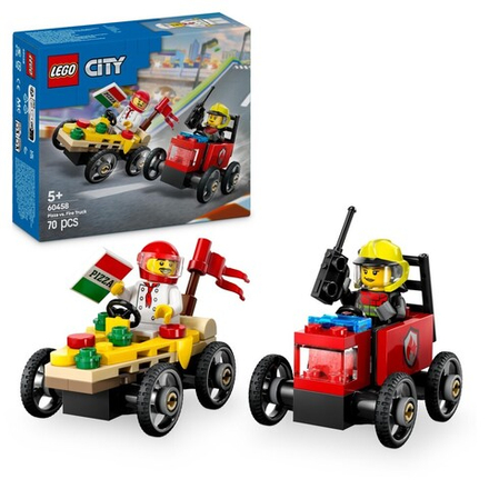 LEGO City / Гоночный набор: пицца против пожарной машины/ 60458
