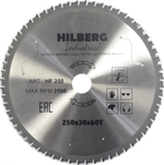Диск пильный  Hilberg Industrial Металл 250*30*60Т HF250