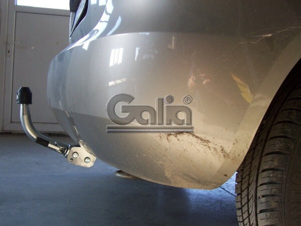 Фаркоп оцинкованный Galia S081A для Skoda Fabia хетчбек 2000-2007, 2007-2014(паспорт и сертификат в комплекте)(без электрики)